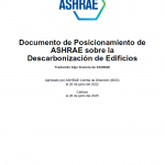 Documento de Posicionamiento ASHRAE Descarbonización de Edificios